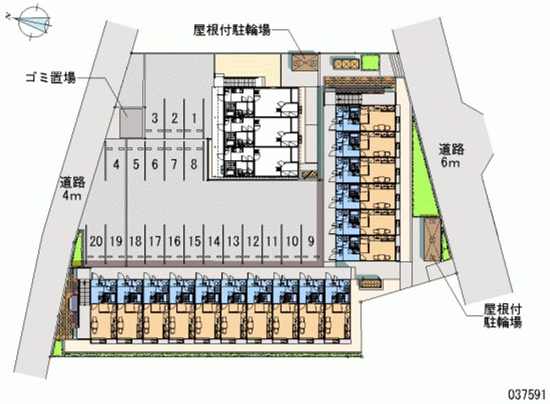 レオパレスエルシエロ 月極駐車場