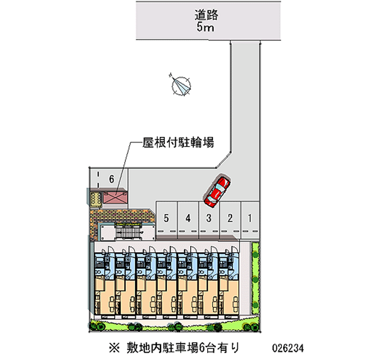 レオパレスＺ　ｐｏｉｎｔ 月極駐車場