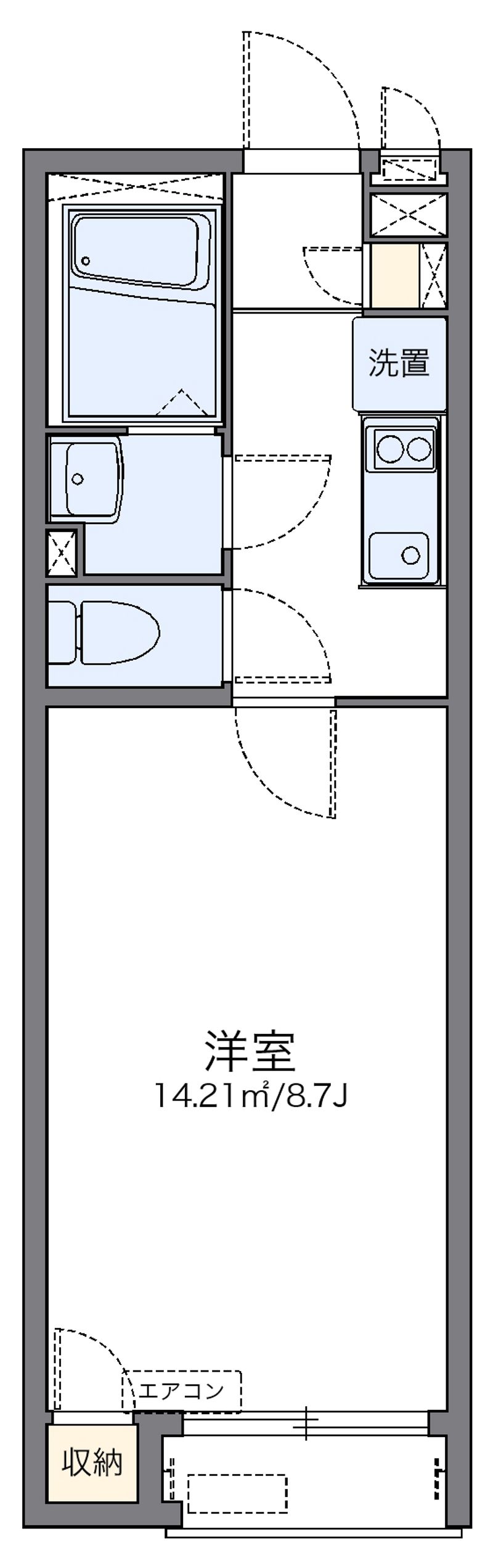 レオネクストサルビア 間取図