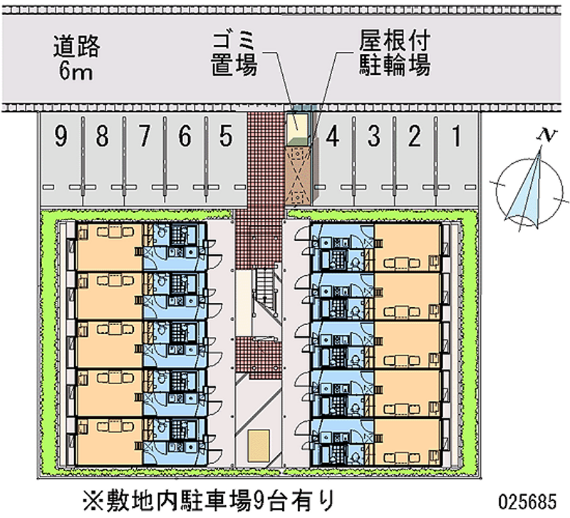 25685 bãi đậu xe hàng tháng