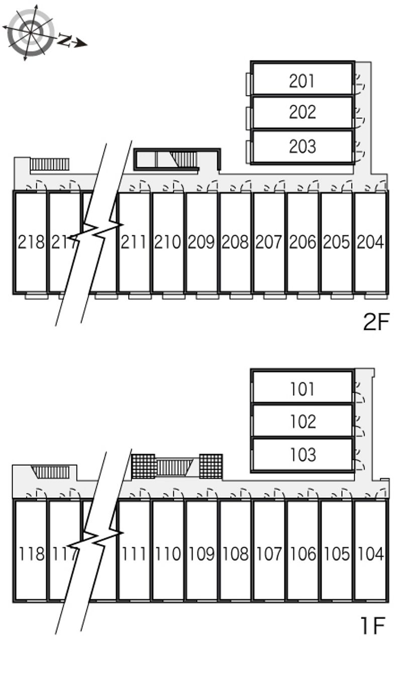 レオパレスマインリーベ 間取配置図