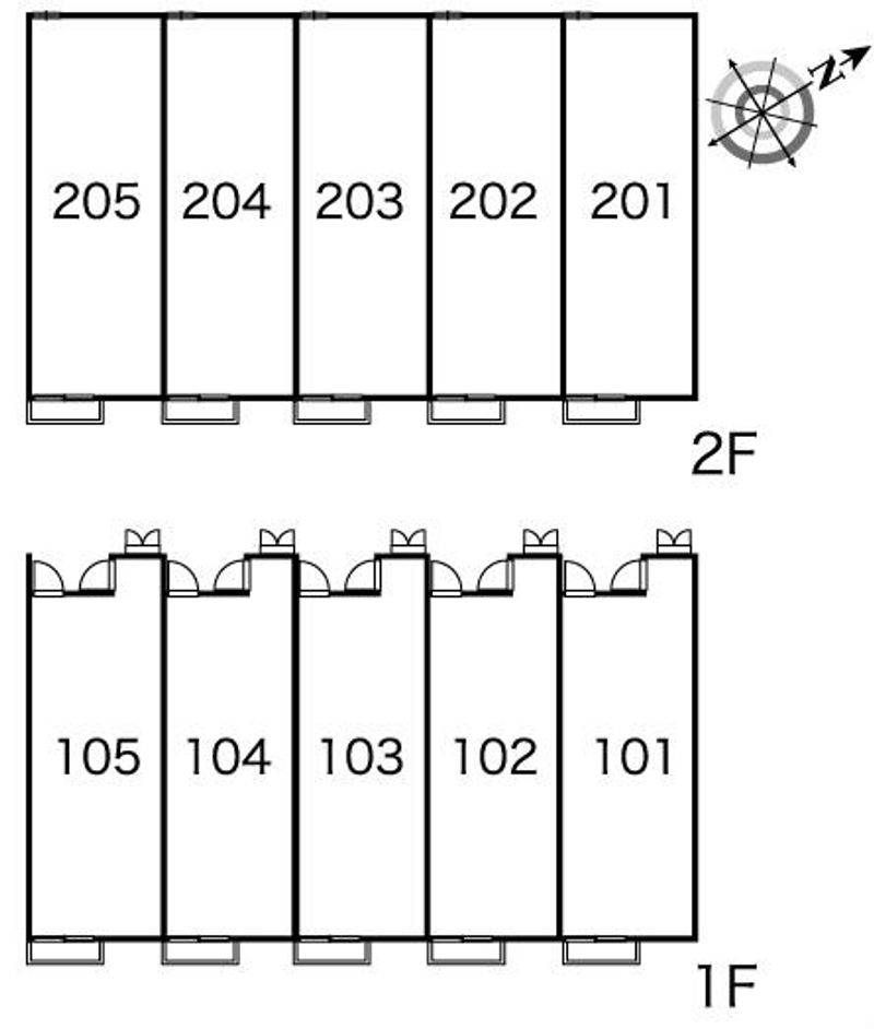 レオパレスアバンセ 間取り配置図