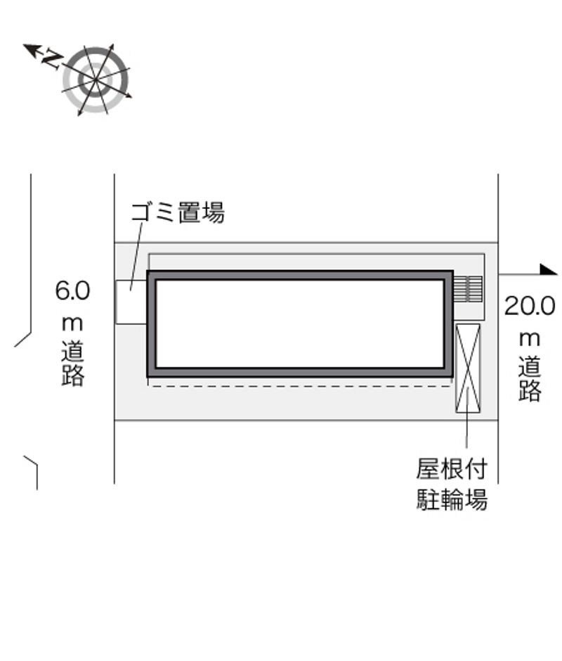 レオパレスムーブメント鶴瀬 配置図
