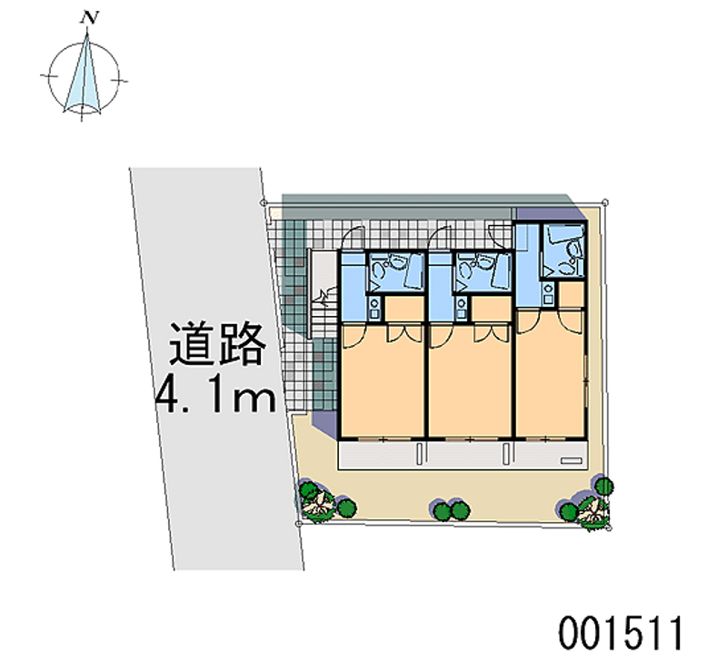 レオパレス春日部第５ 区画図