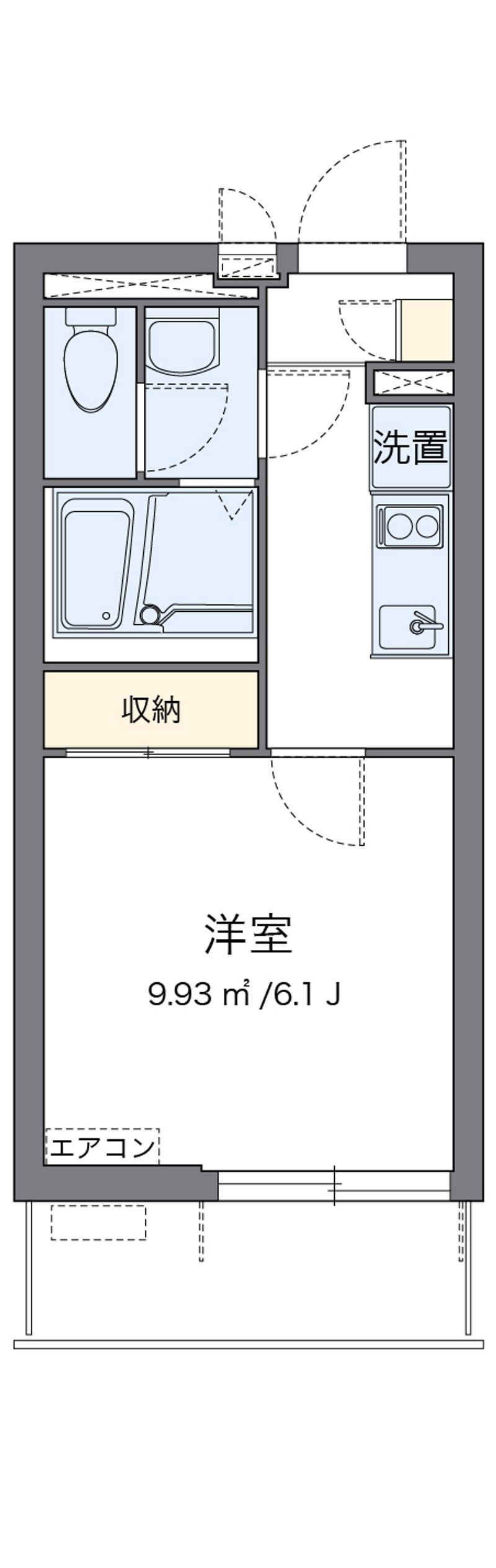 クレイノ南品川ハイツⅢ 間取図