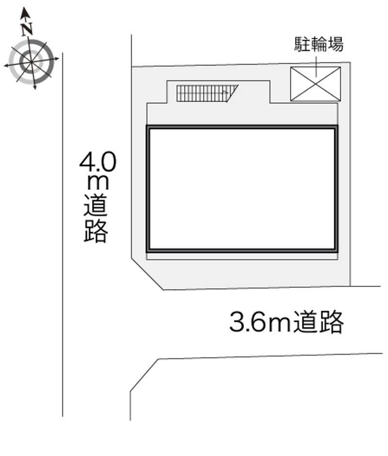 レオパレス香里 配置図