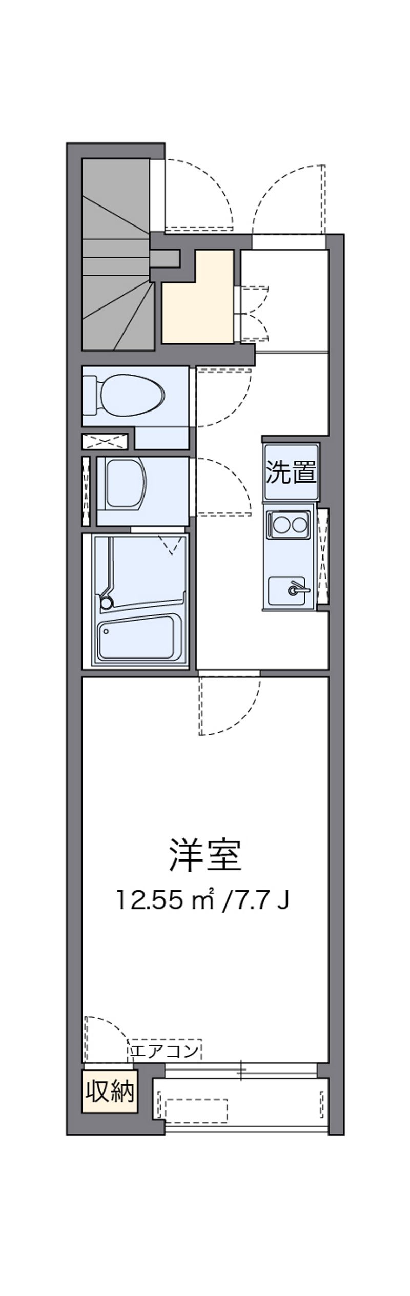 クレイノスカイシップ 間取図