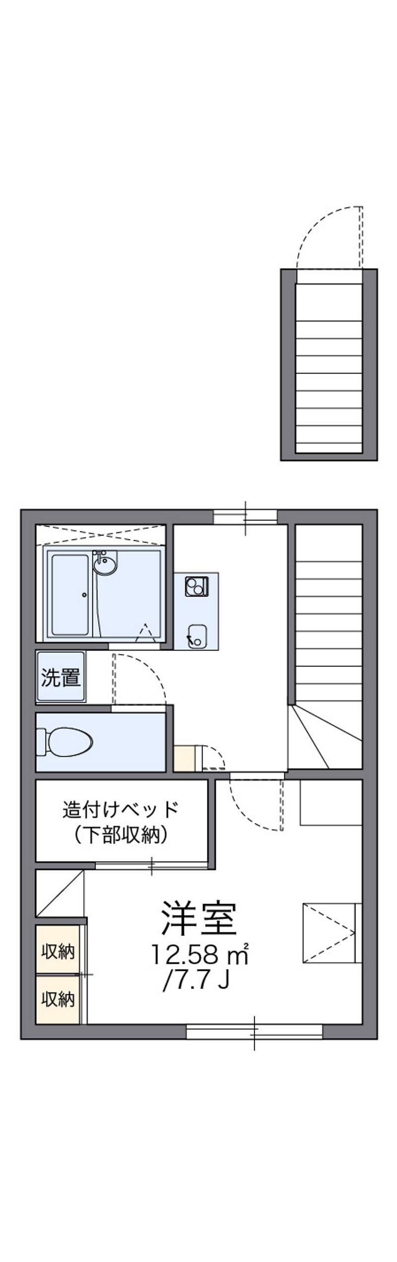 レオパレスエム　ケイ 間取図
