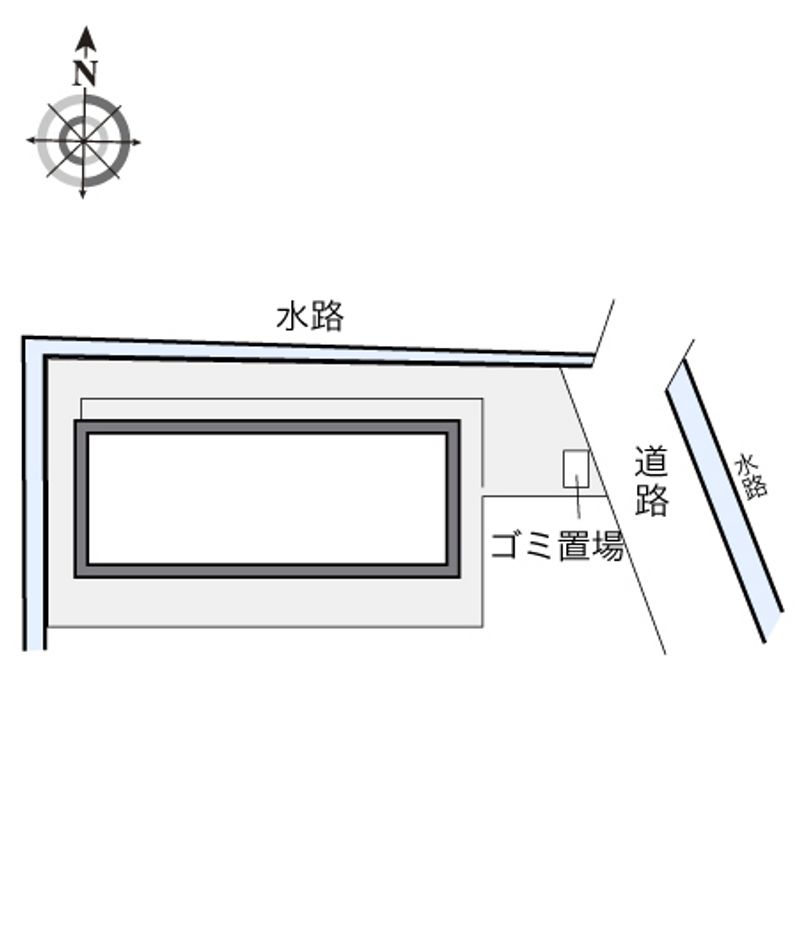 レオパレスＮｏｒｔｈＣｏｕｒｔ 配置図