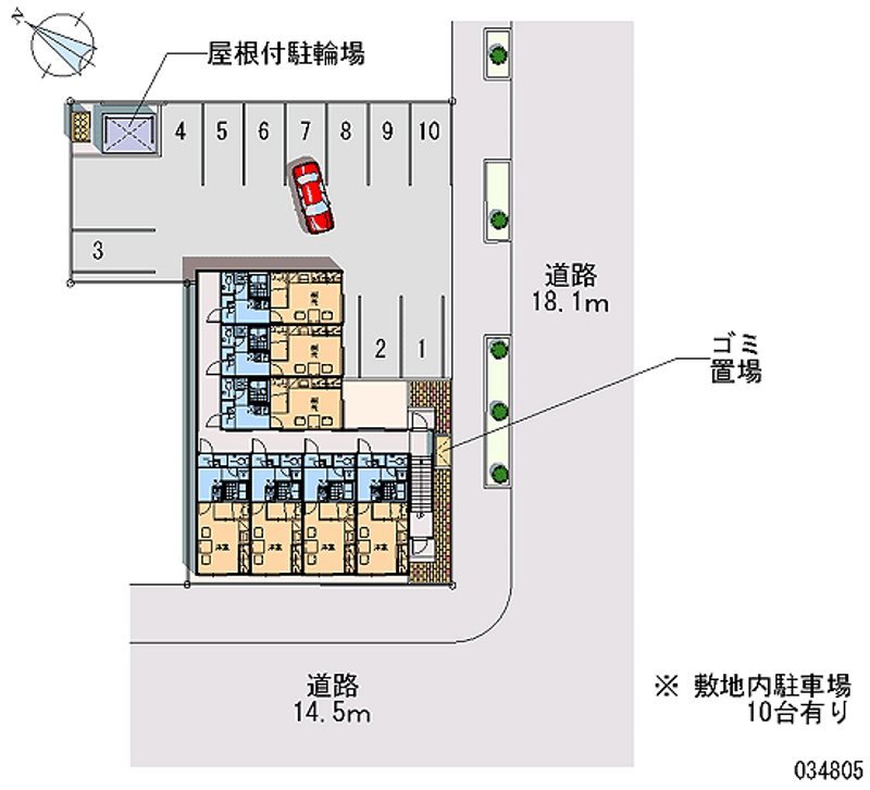 34805 Monthly parking lot