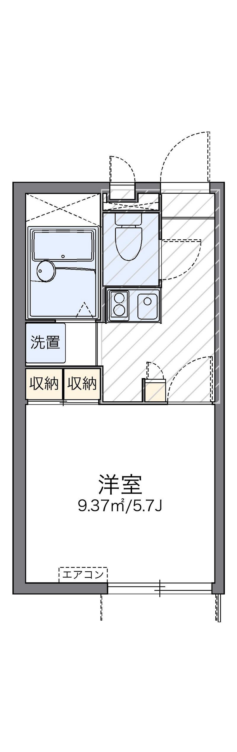 レオパレスＳＥＩＺＡＮ 間取図