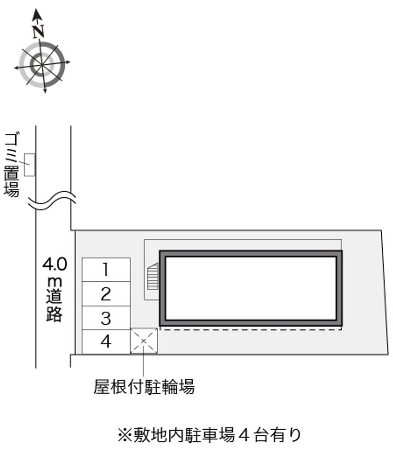 レオパレス鬼越２００３ 配置図