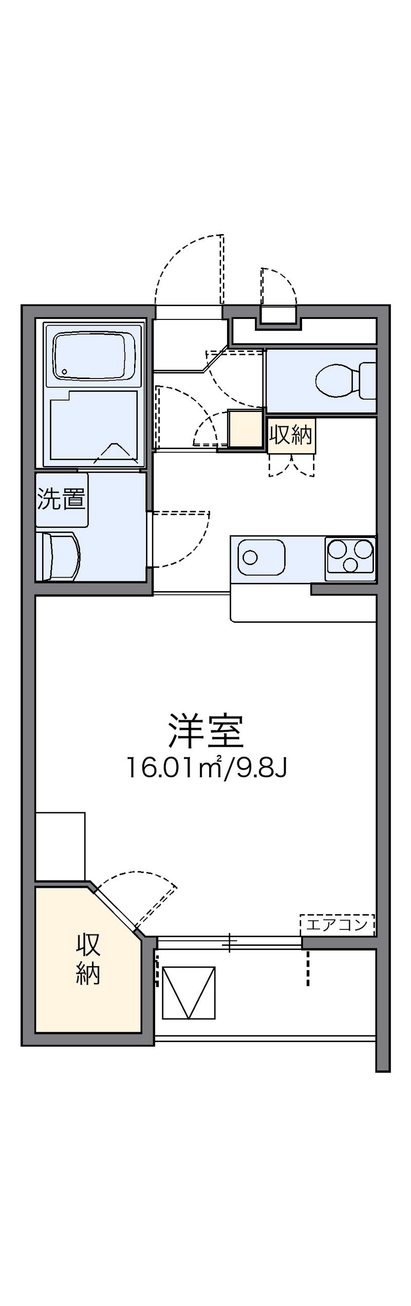 leopalace α Floor plan