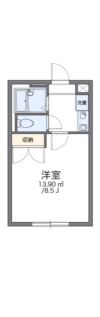 レオパレス宮前 間取り図