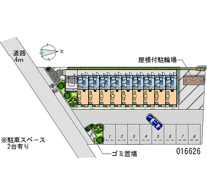 レオパレス小茂根 区画図