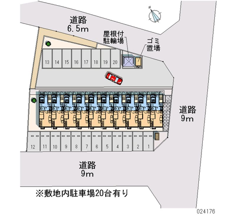 レオパレス蛍ヶ丘 月極駐車場