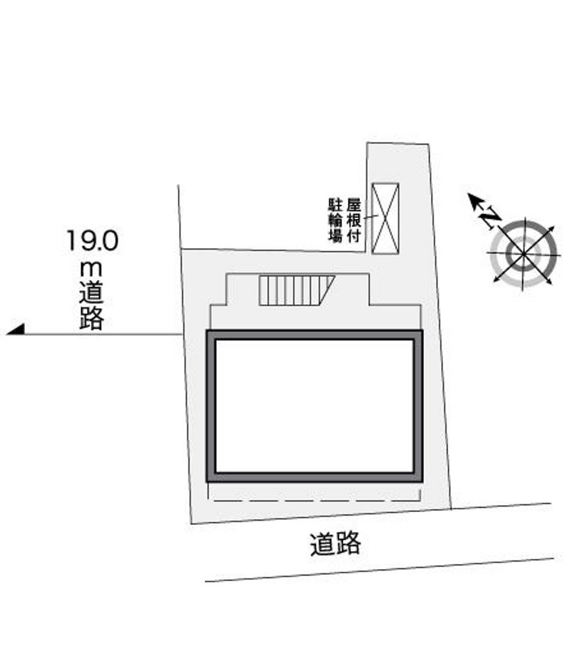 レオパレス原宿 配置図
