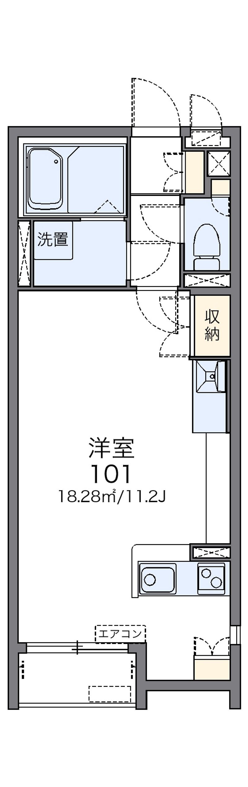 レオネクスト沼南８ 間取図