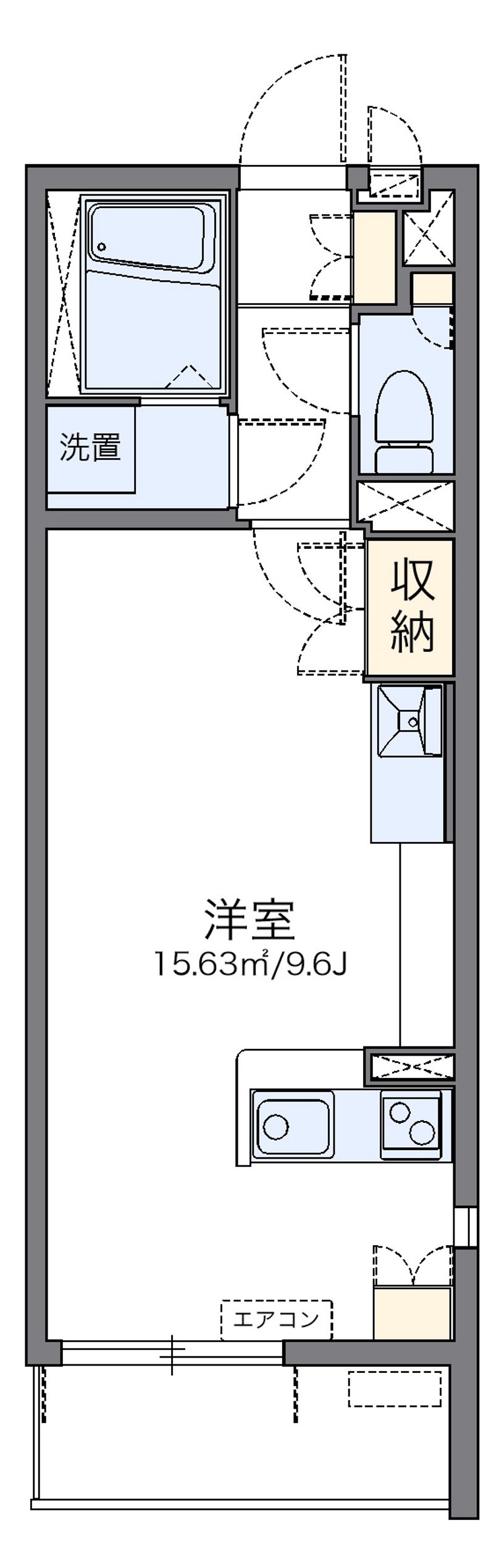 レオネクストＨＯＰＥ　勝富 間取図