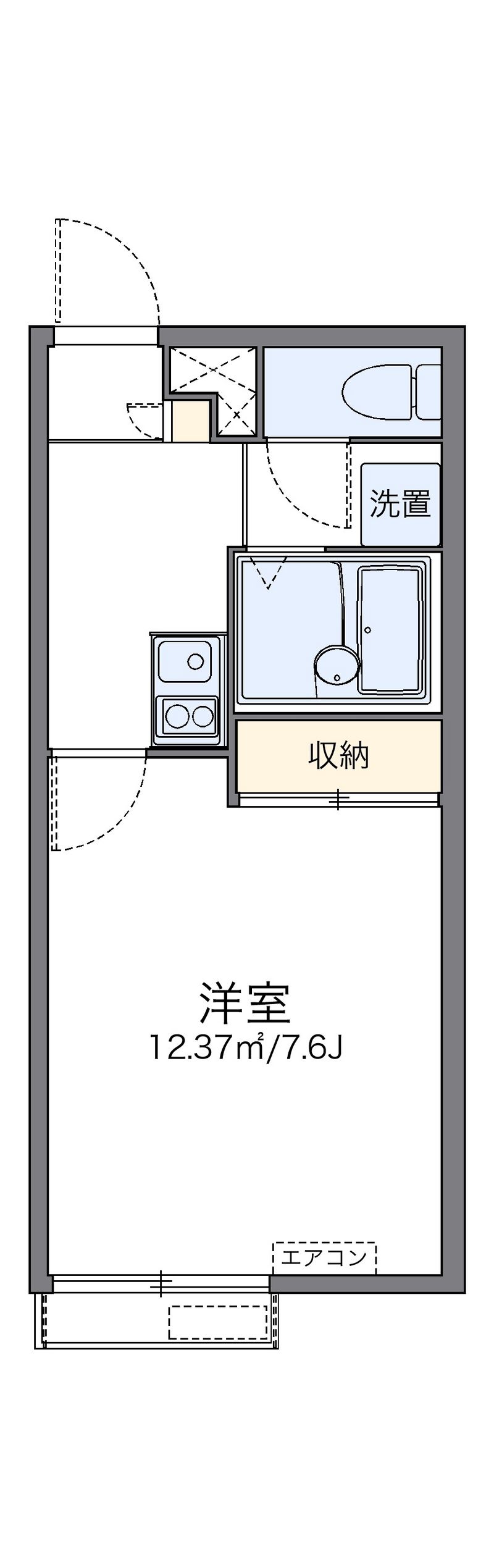 レオパレス久世大築 間取図