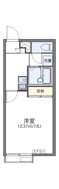 レオパレス久世大築 間取り図