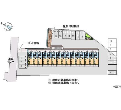 26675 Monthly parking lot