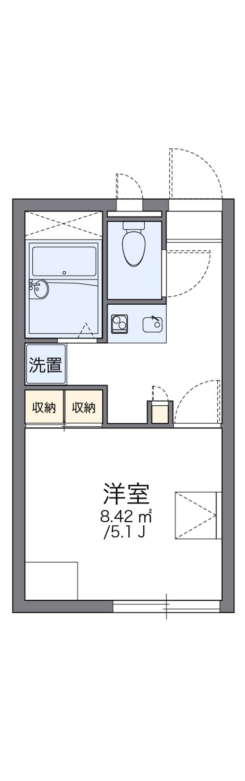 レオパレス桜通り 間取図