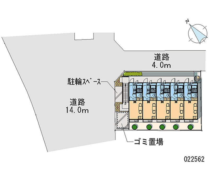 レオパレスかのん 区画図