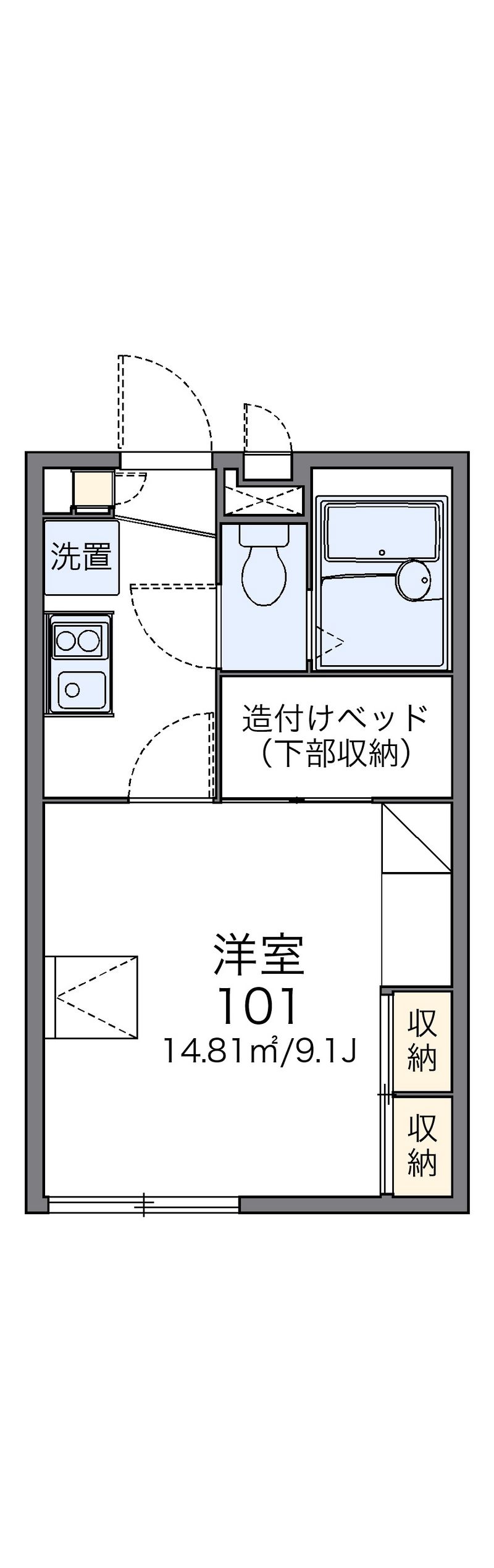 レオパレス裕也 間取図
