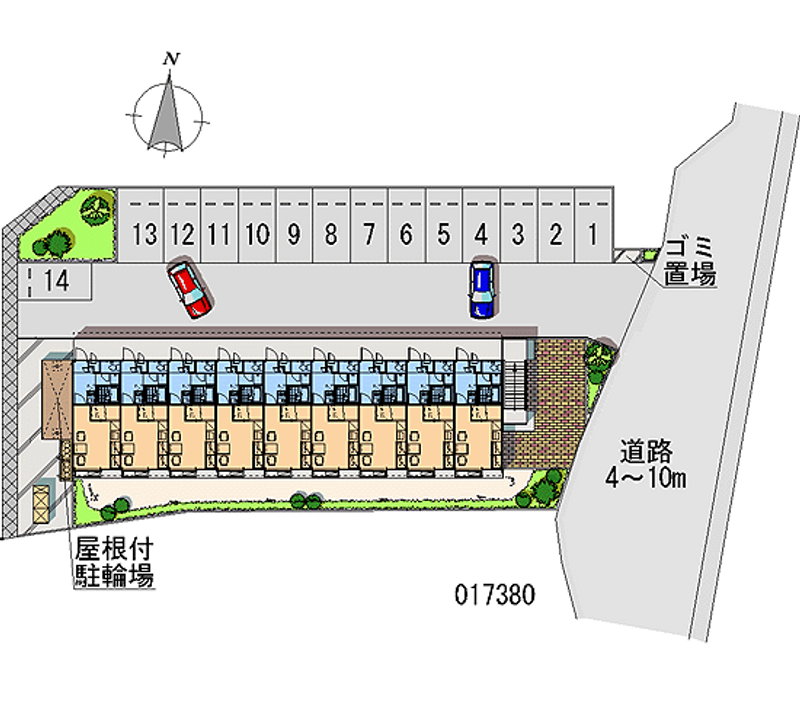 17380月租停車場