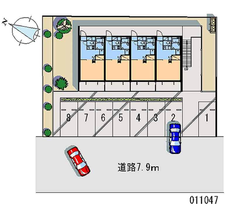 11047 Monthly parking lot