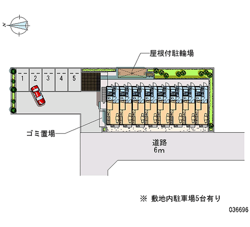 レオパレスＹＡＮＡＳＥ 月極駐車場