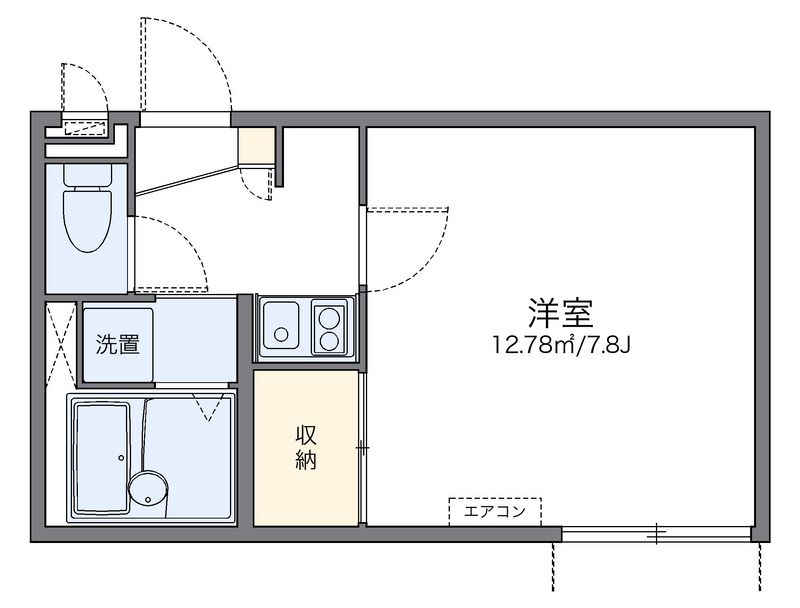 レオパレス石田森南 間取図