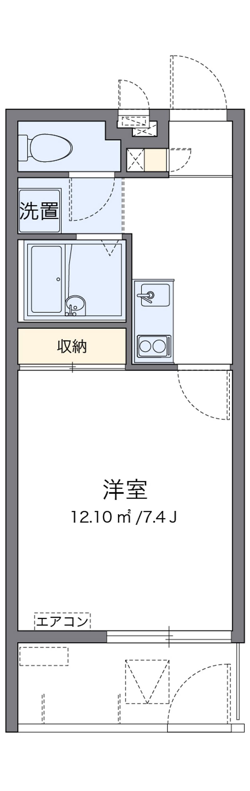 クレイノかりゆしⅡ 間取図