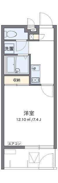 クレイノかりゆしⅡ 間取り図