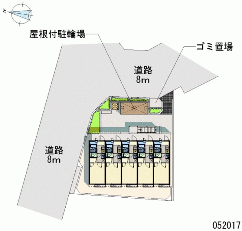 レオパレスハマメリス 区画図