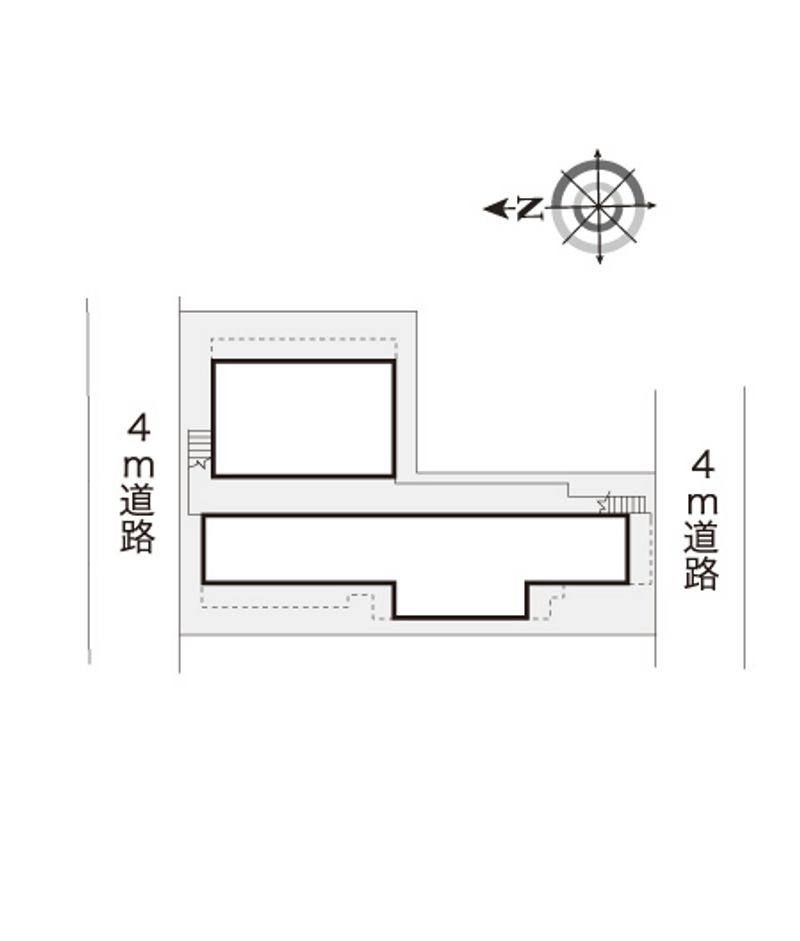 レオパレスさがみ野第８ 配置図