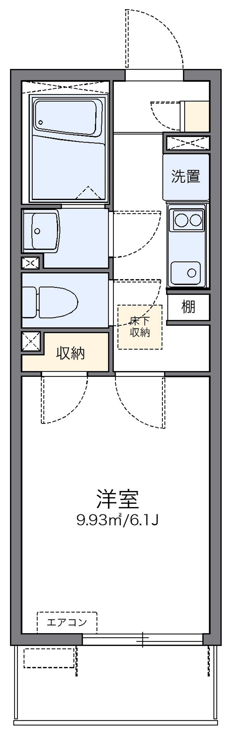 レオネクストライフワン長筬 間取図