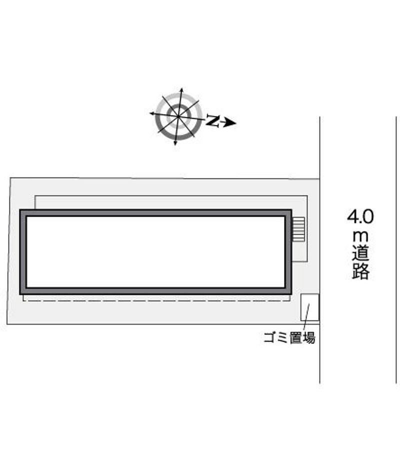 レオパレスジュネス比島 配置図