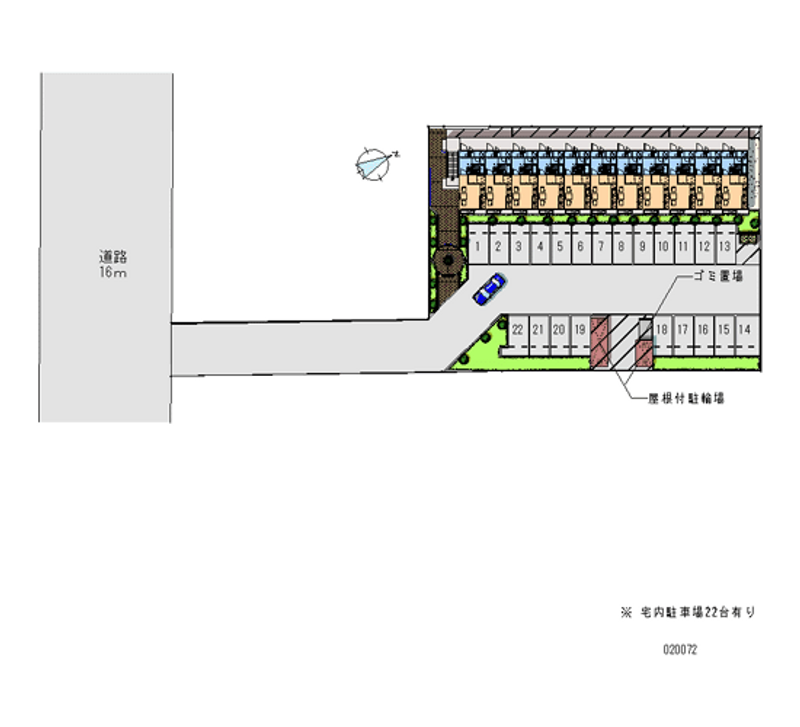 20072 Monthly parking lot