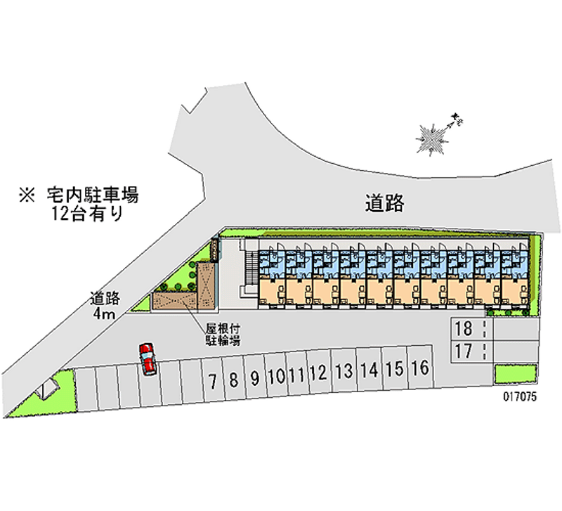 レオパレスサンシャイン 月極駐車場