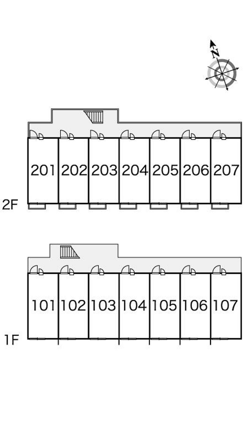 レオパレスレモ 間取り配置図
