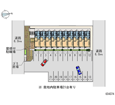 34374 Monthly parking lot