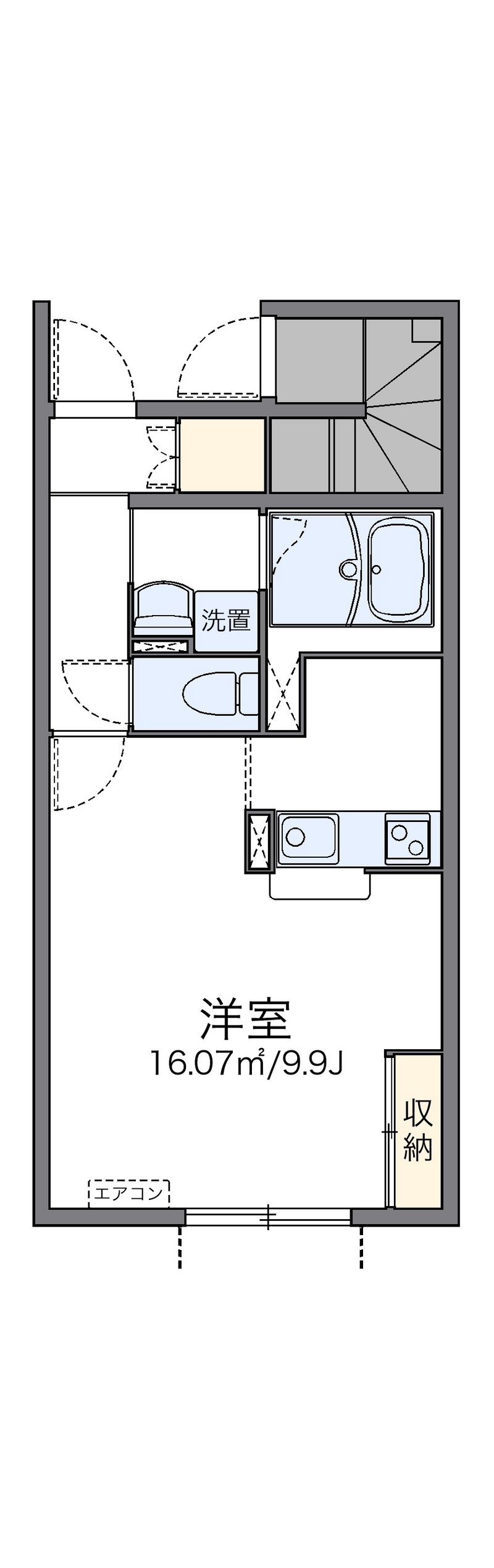 レオネクストドミール長須賀 間取図