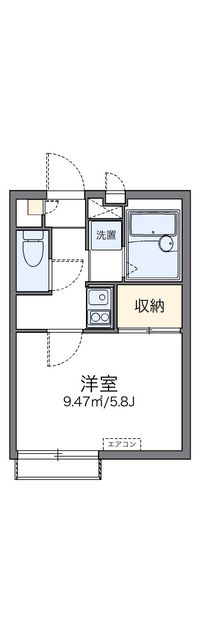 レオパレス白鳥 間取り図