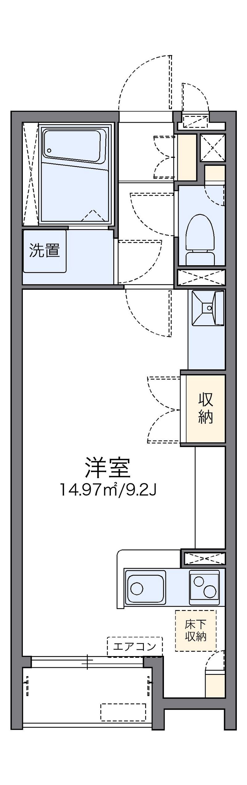 レオネクストもちの木 間取図