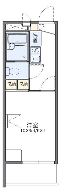 レオパレスドミール 間取り図