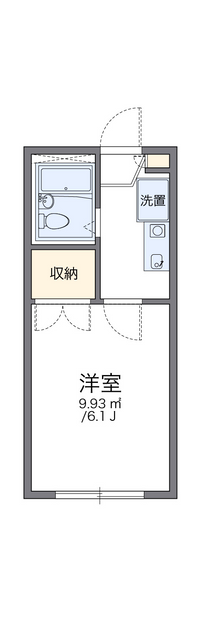 レオパレスビレッジ光が丘参番館 間取り図