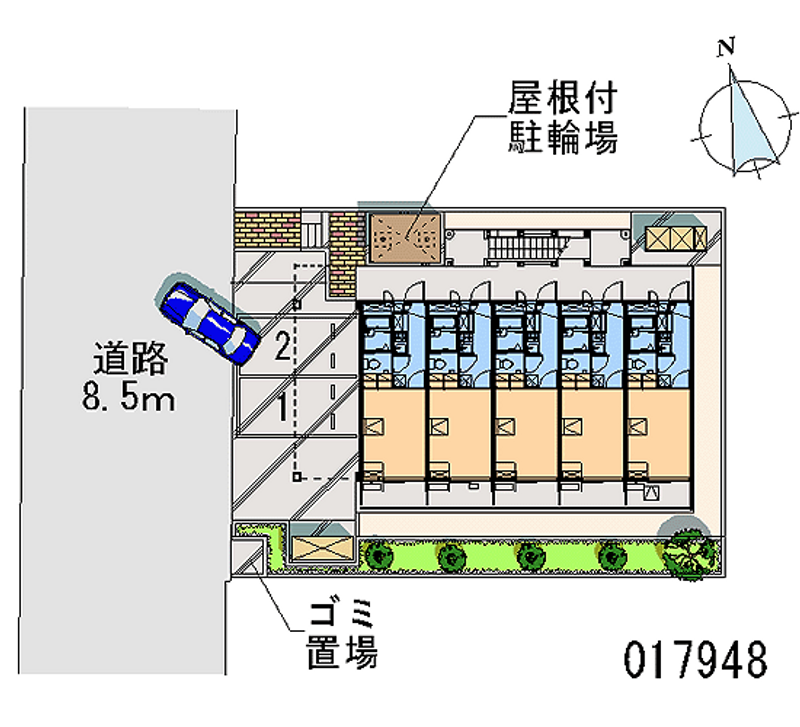 レオパレス東海学園 区画図