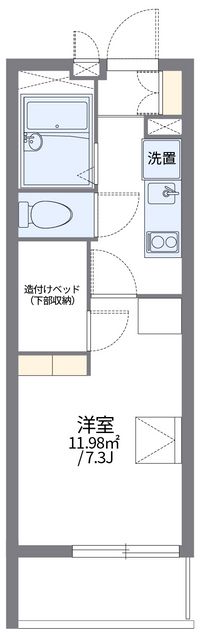 レオパレスＣＬＯＶＥＲ 間取り図